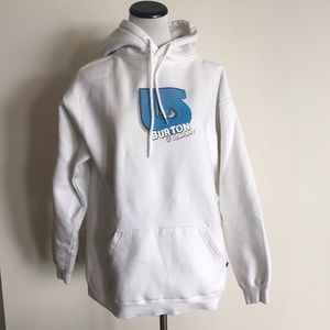 Burton Switcher hoodie size large woman white